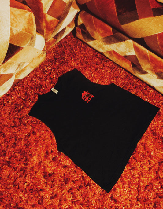 Cut Off Tee (Black & White)