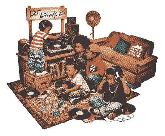 Black House Radio Tee — Living Room Series 01
