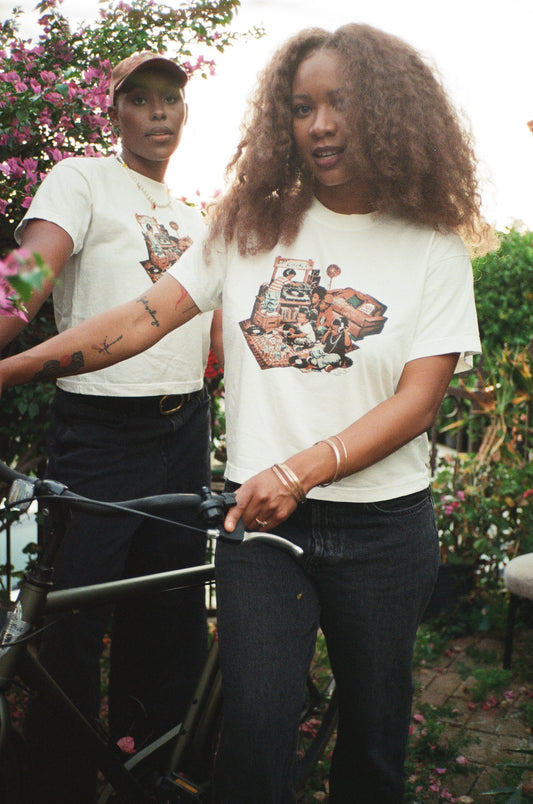 Black House Radio Tee — Living Room Series 01